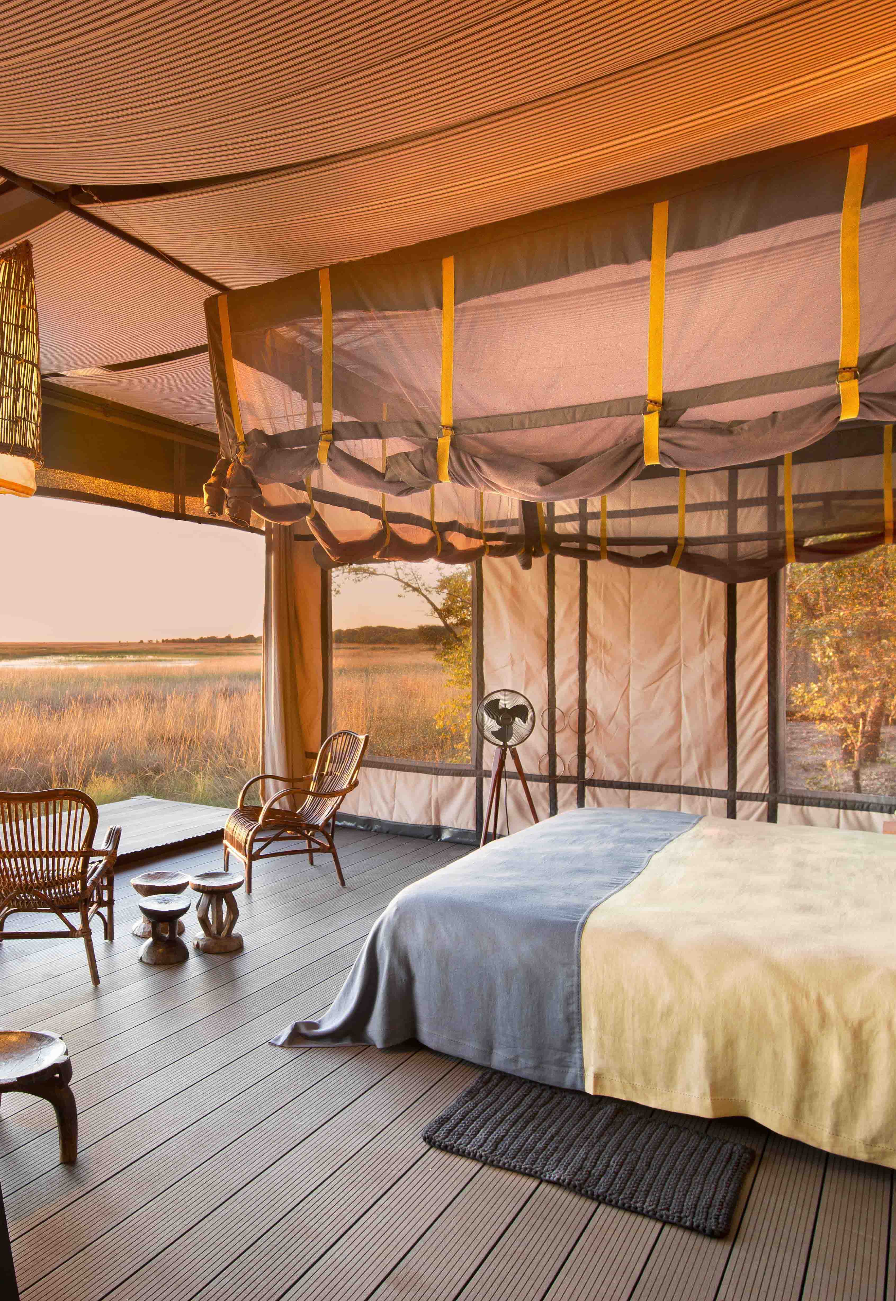 A ROOM WITH A VIEW: THE PERFECT SAFARI TENT FOR THE WILDLIFE ENTHUSIAST  IN THE HEART OF ZAMBIA