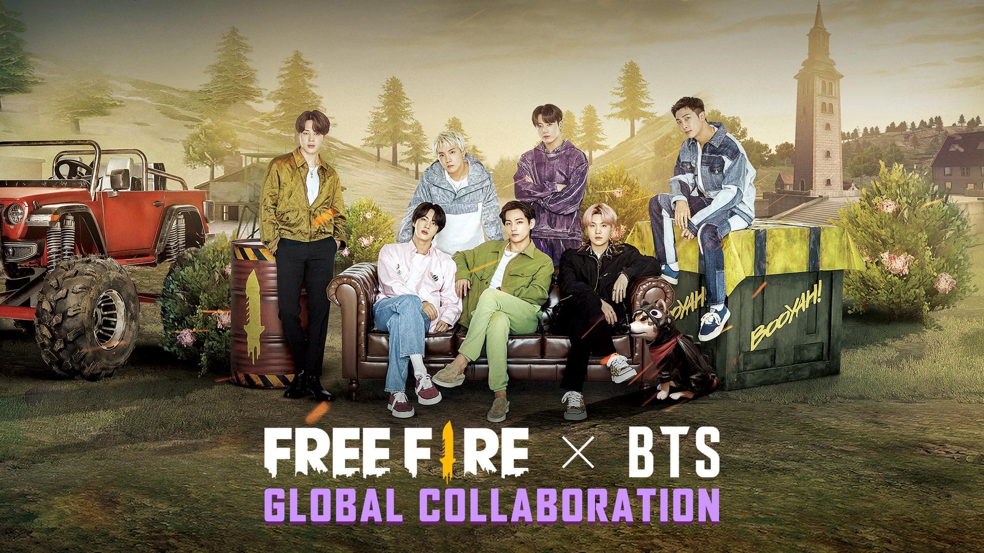 21st Century Pop Icons BTS is Free Fire’s latest global brand ambassador